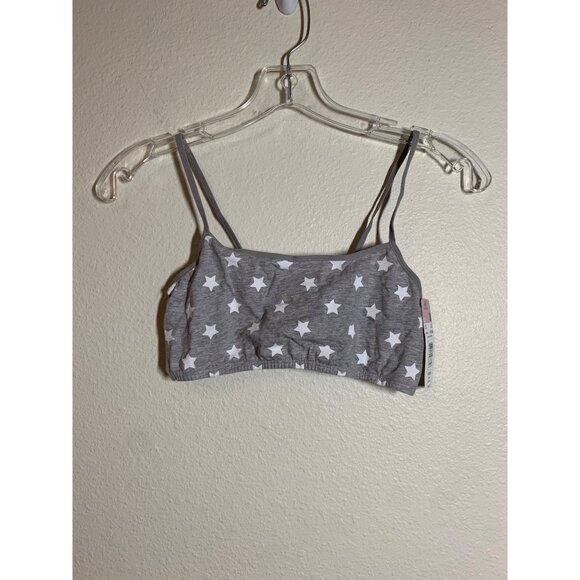 NWT Fruit of the Loom Beginners Sporty Bra Stars Gray Size 38 - Picture 1 of 4